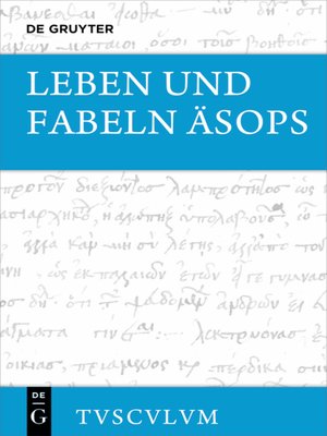 cover image of Leben und Fabeln Äsops